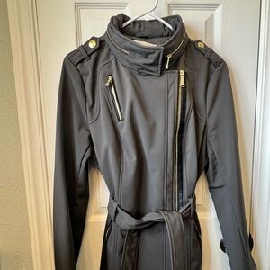 Michael Kors Grey Zipper Coat